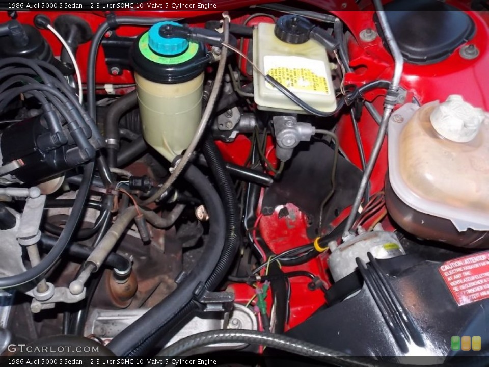 2.3 Liter SOHC 10-Valve 5 Cylinder Engine for the 1986 Audi 5000 #78604737