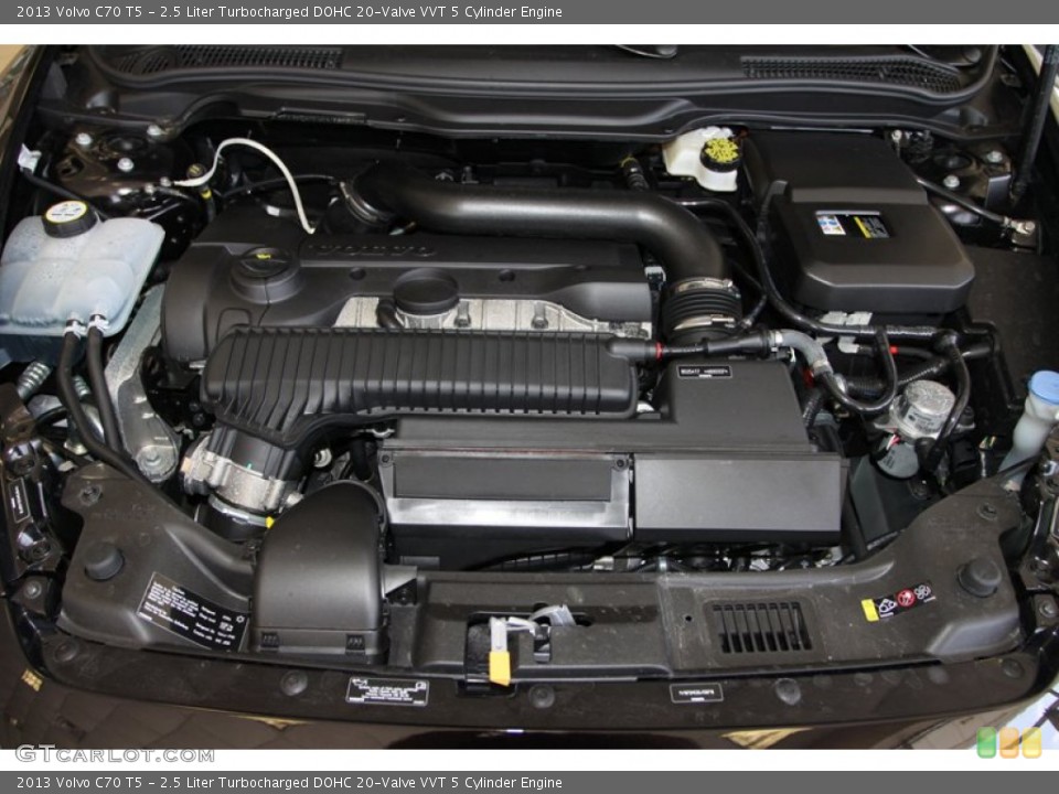 2.5 Liter Turbocharged DOHC 20-Valve VVT 5 Cylinder Engine for the 2013 Volvo C70 #78609843