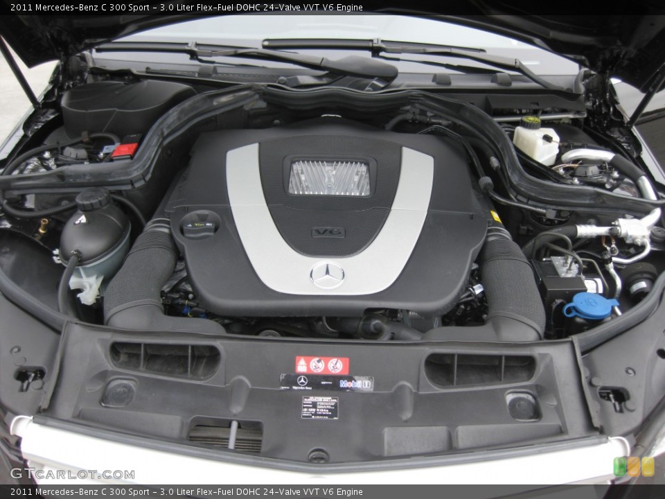 3.0 Liter Flex-Fuel DOHC 24-Valve VVT V6 Engine for the 2011 Mercedes-Benz C #78621651