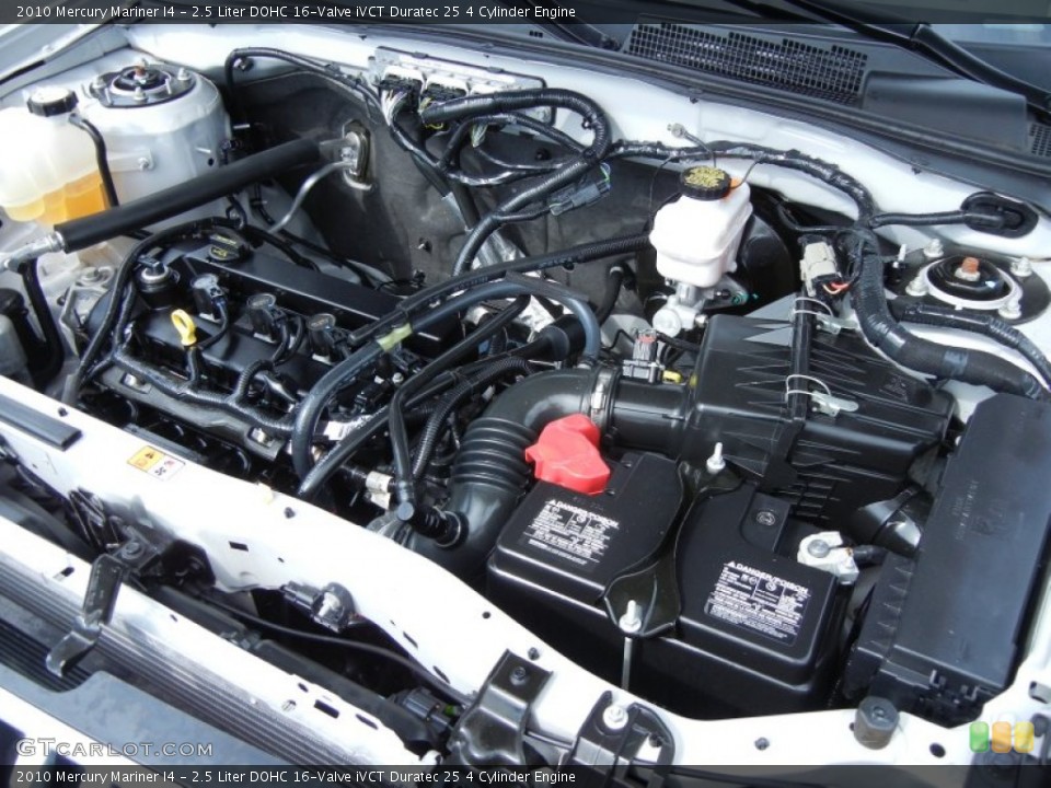 2.5 Liter DOHC 16-Valve iVCT Duratec 25 4 Cylinder Engine for the 2010 Mercury Mariner #78631280