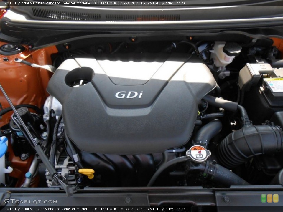 1.6 Liter DOHC 16-Valve Dual-CVVT 4 Cylinder Engine for the 2013 Hyundai Veloster #78632913