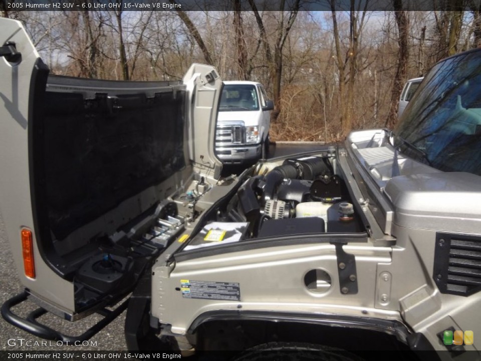 6.0 Liter OHV 16-Valve V8 Engine for the 2005 Hummer H2 #78637917