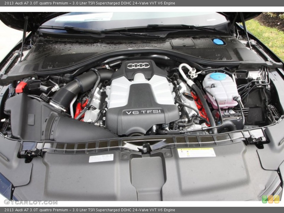 3.0 Liter TSFI Supercharged DOHC 24-Valve VVT V6 Engine for the 2013 Audi A7 #78646093