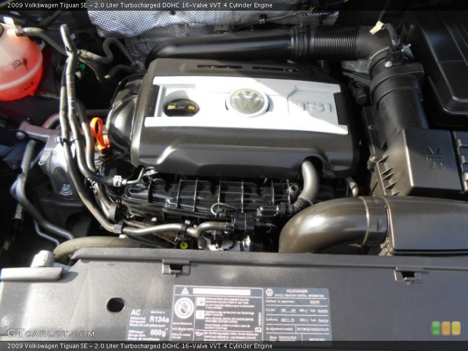 2.0 Liter Turbocharged DOHC 16-Valve VVT 4 Cylinder Engine for the 2009 Volkswagen Tiguan #78646983