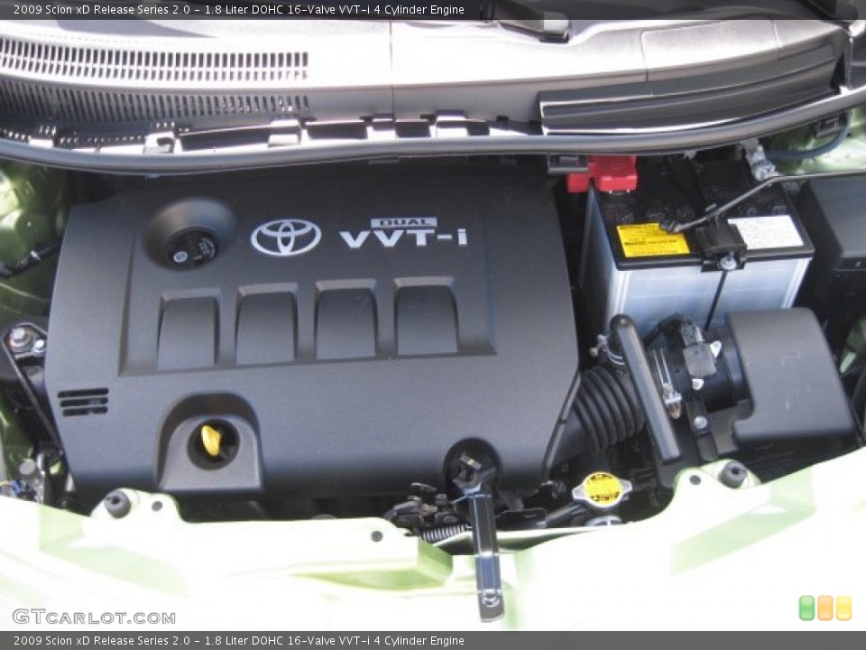 1.8 Liter DOHC 16-Valve VVT-i 4 Cylinder Engine for the 2009 Scion xD #78647833