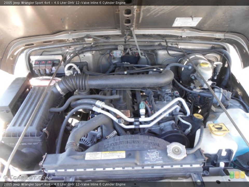 4.0 Liter OHV 12-Valve Inline 6 Cylinder Engine for the 2005 Jeep Wrangler #78650289