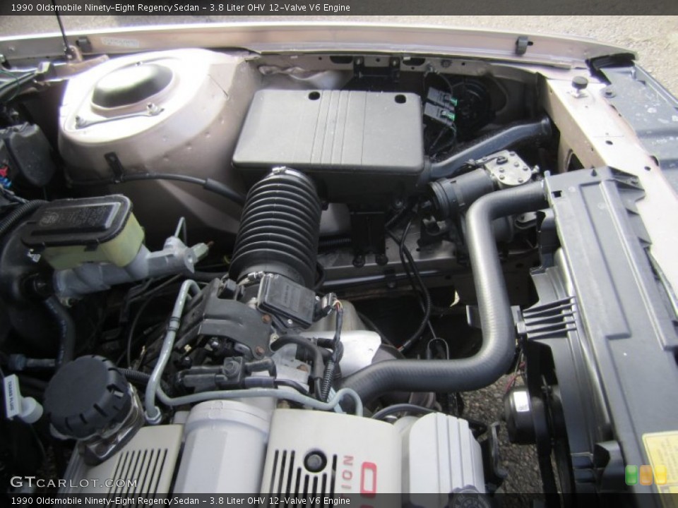 3.8 Liter OHV 12-Valve V6 Engine for the 1990 Oldsmobile Ninety-Eight #78652093