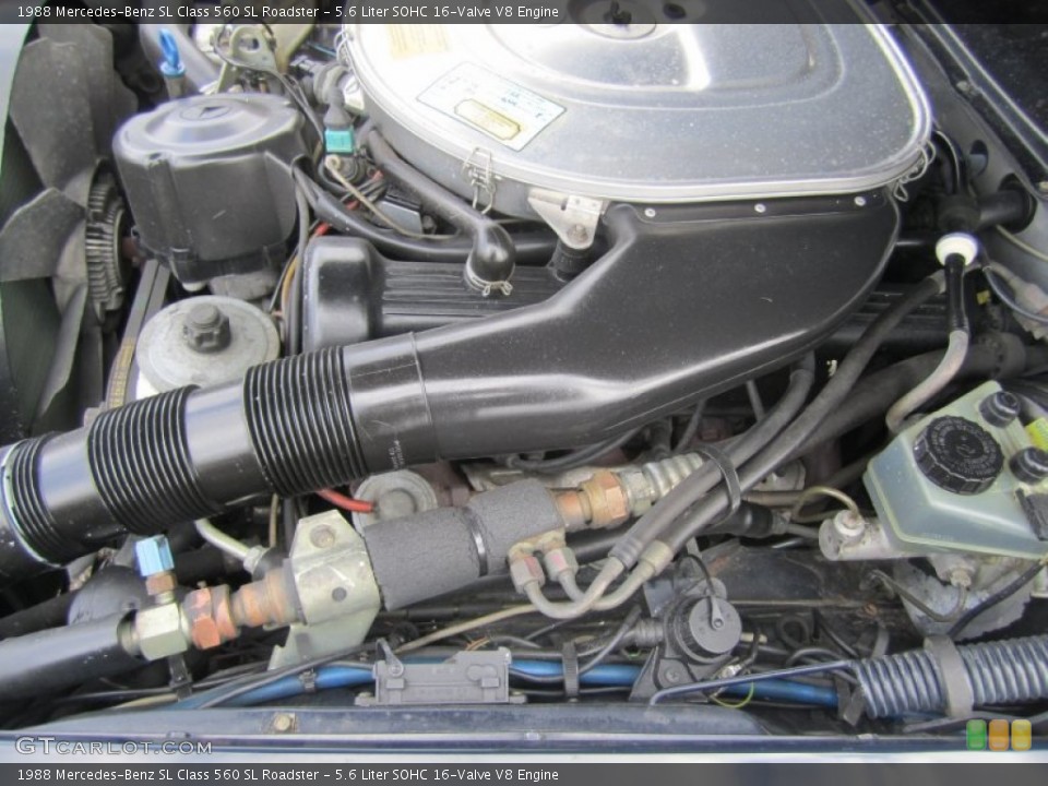 5.6 Liter SOHC 16-Valve V8 Engine for the 1988 Mercedes-Benz SL Class #78652945
