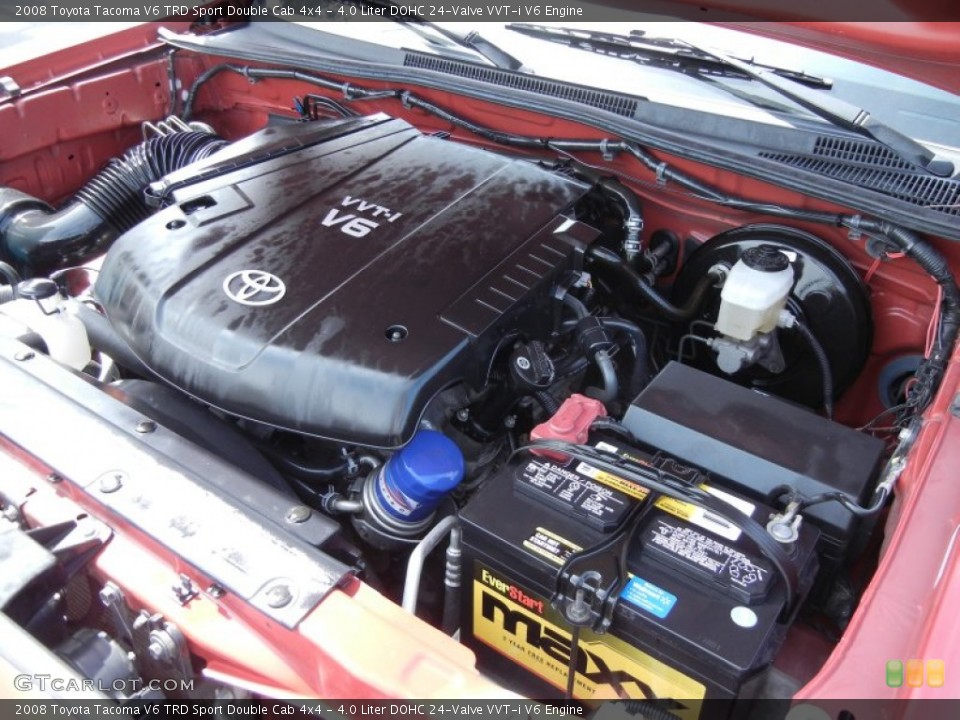 4.0 Liter DOHC 24-Valve VVT-i V6 Engine for the 2008 Toyota Tacoma #78653264