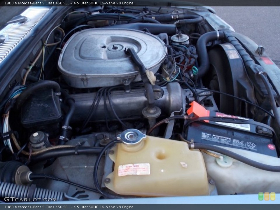 4.5 Liter SOHC 16-Valve V8 Engine for the 1980 Mercedes-Benz S Class #78663803