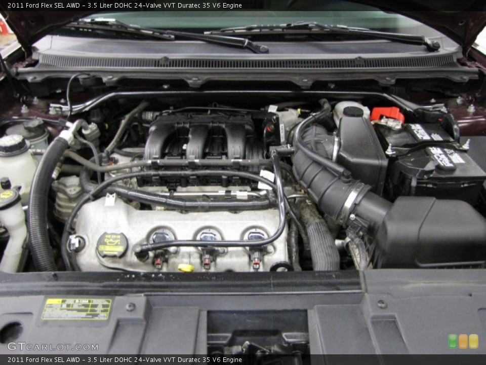 3.5 Liter DOHC 24-Valve VVT Duratec 35 V6 Engine for the 2011 Ford Flex #78664321