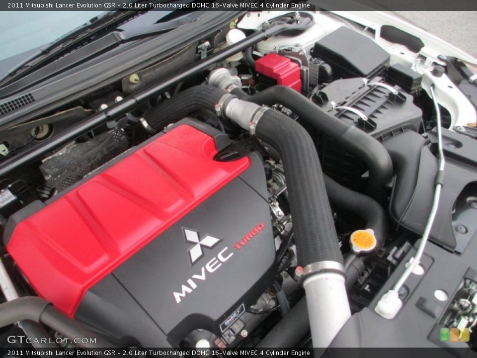 2.0 Liter Turbocharged DOHC 16-Valve MIVEC 4 Cylinder Engine for the 2011 Mitsubishi Lancer Evolution #78667153