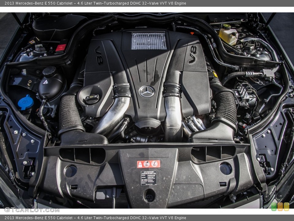 4.6 Liter Twin-Turbocharged DOHC 32-Valve VVT V8 Engine for the 2013 Mercedes-Benz E #78669539