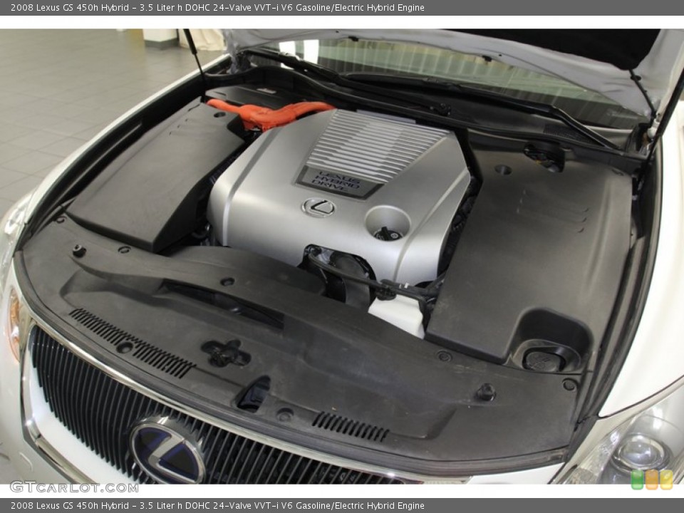 3.5 Liter h DOHC 24-Valve VVT-i V6 Gasoline/Electric Hybrid Engine for the 2008 Lexus GS #78676302