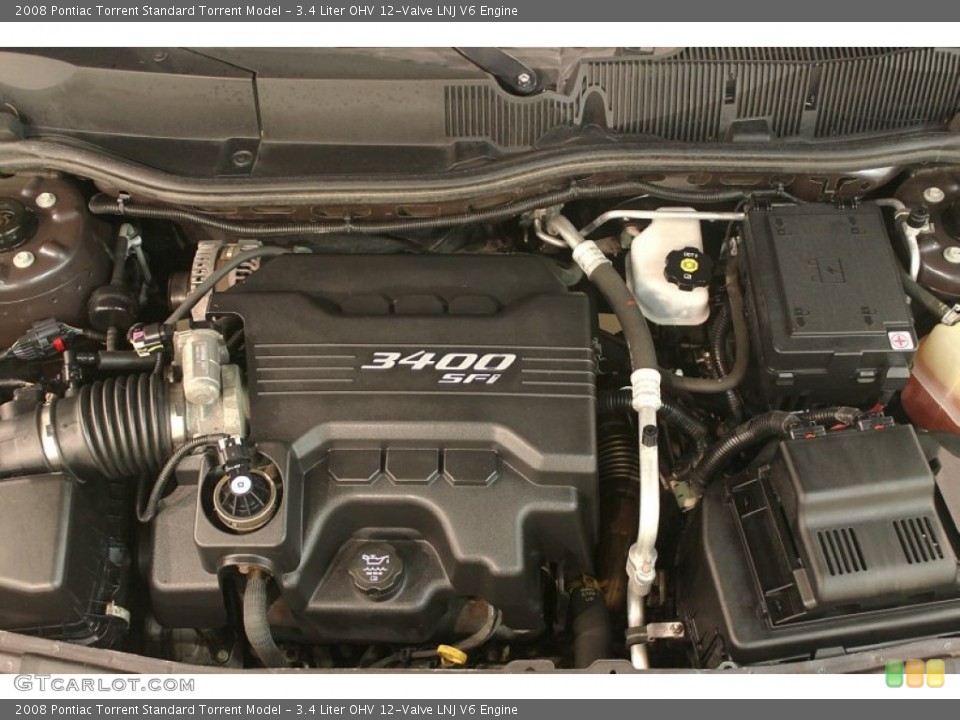 3.4 Liter OHV 12-Valve LNJ V6 Engine for the 2008 Pontiac Torrent #78692203