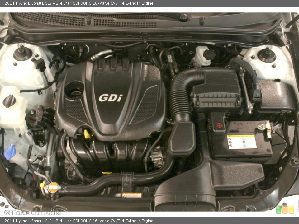 2.4 Liter GDI DOHC 16-Valve CVVT 4 Cylinder Engine for the 2011 Hyundai Sonata #78693670