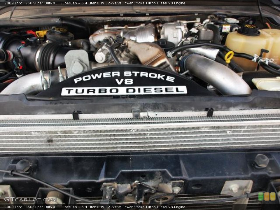 6.4 Liter OHV 32-Valve Power Stroke Turbo Diesel V8 Engine for the 2009 Ford F250 Super Duty #78699335