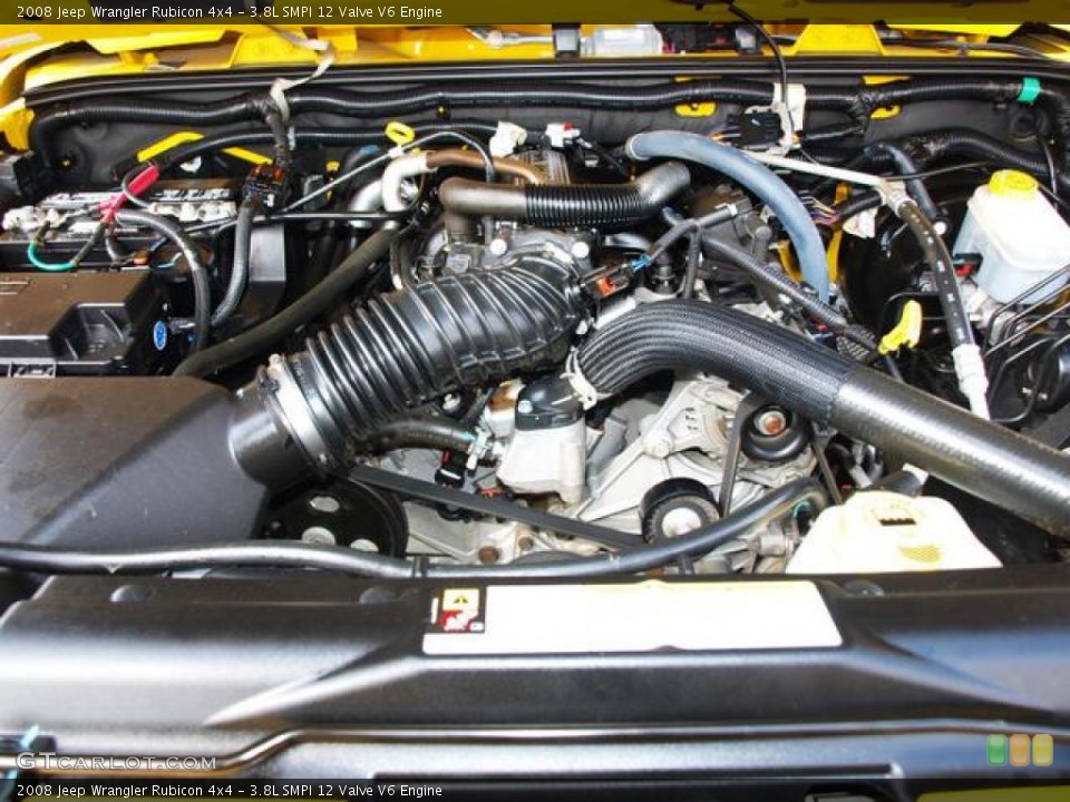 3.8L SMPI 12 Valve V6 2008 Jeep Wrangler Engine