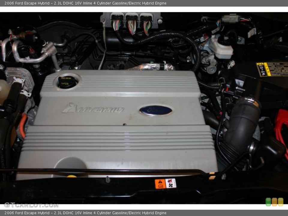 2.3L DOHC 16V Inline 4 Cylinder Gasoline/Electric Hybrid 2006 Ford Escape Engine