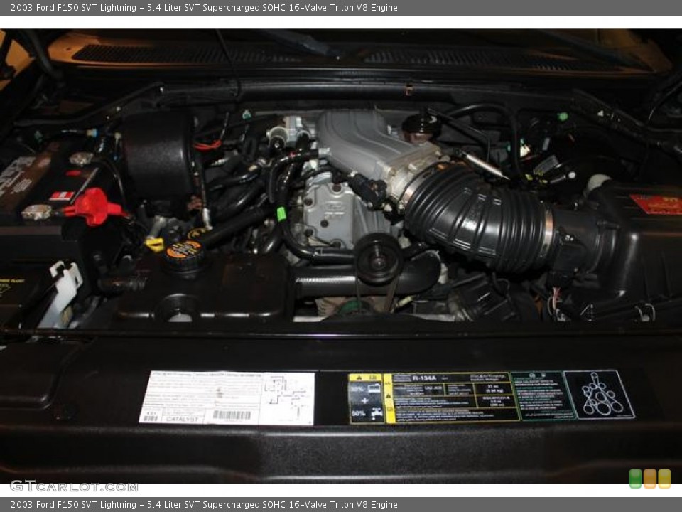 5.4 Liter SVT Supercharged SOHC 16-Valve Triton V8 Engine for the 2003 Ford F150 #78704789