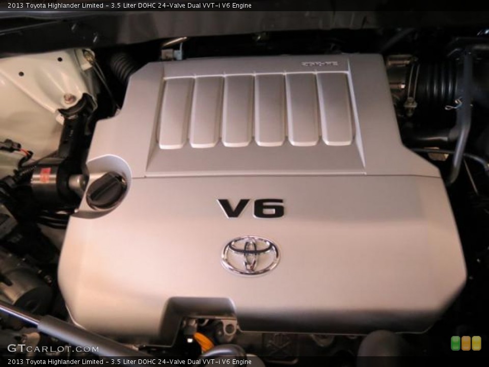 3.5 Liter DOHC 24-Valve Dual VVT-i V6 Engine for the 2013 Toyota Highlander #78704915