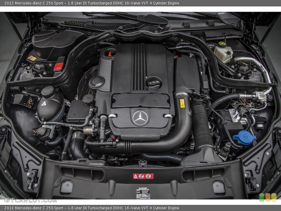 1.8 Liter DI Turbocharged DOHC 16-Valve VVT 4 Cylinder Engine for the 2013 Mercedes-Benz C #78707338