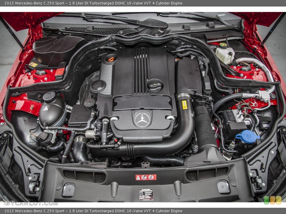 1.8 Liter DI Turbocharged DOHC 16-Valve VVT 4 Cylinder Engine for the 2013 Mercedes-Benz C #78707909