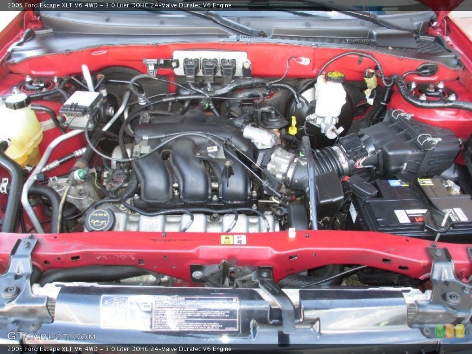 3.0 Liter DOHC 24-Valve Duratec V6 Engine for the 2005 Ford Escape #78713351