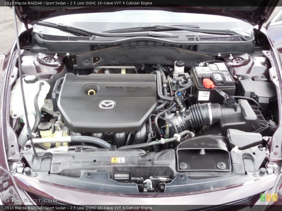 2.5 Liter DOHC 16-Valve VVT 4 Cylinder 2010 Mazda MAZDA6 Engine
