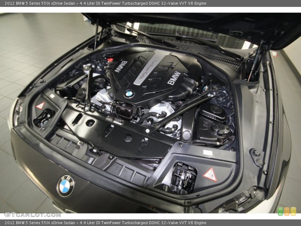 4.4 Liter DI TwinPower Turbocharged DOHC 32-Valve VVT V8 Engine for the 2012 BMW 5 Series #78717110