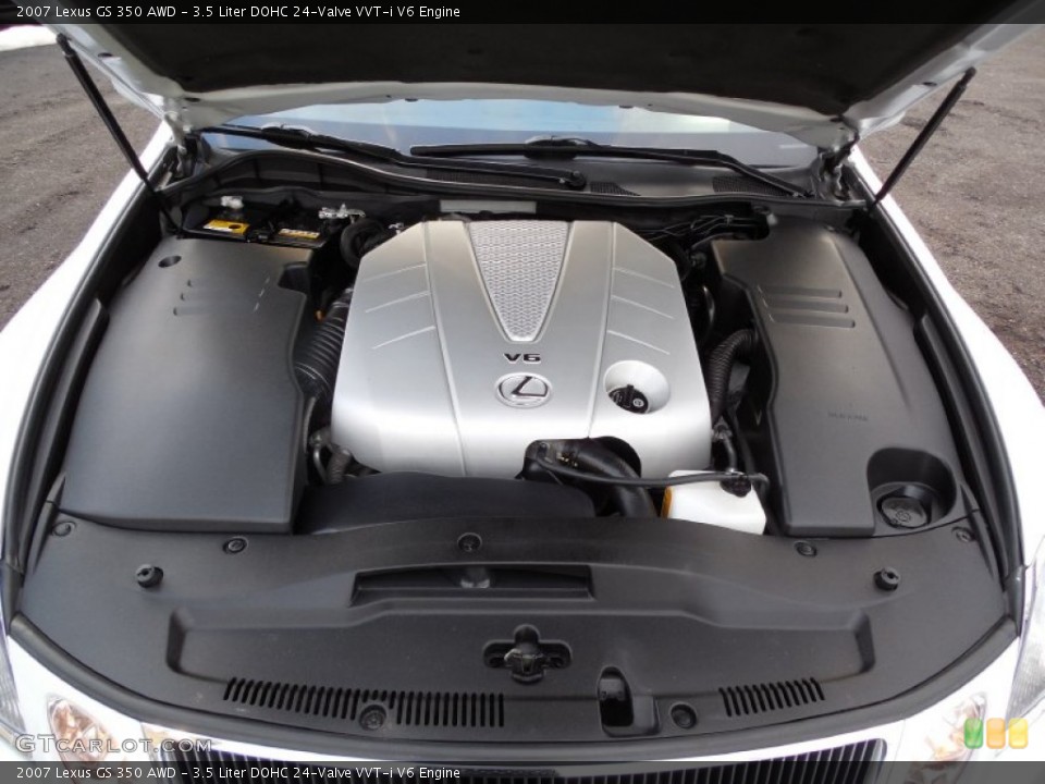 3.5 Liter DOHC 24-Valve VVT-i V6 Engine for the 2007 Lexus GS #78722724