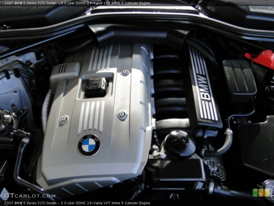3.0 Liter DOHC 24-Valve VVT Inline 6 Cylinder Engine for the 2007 BMW 5 Series #78730808