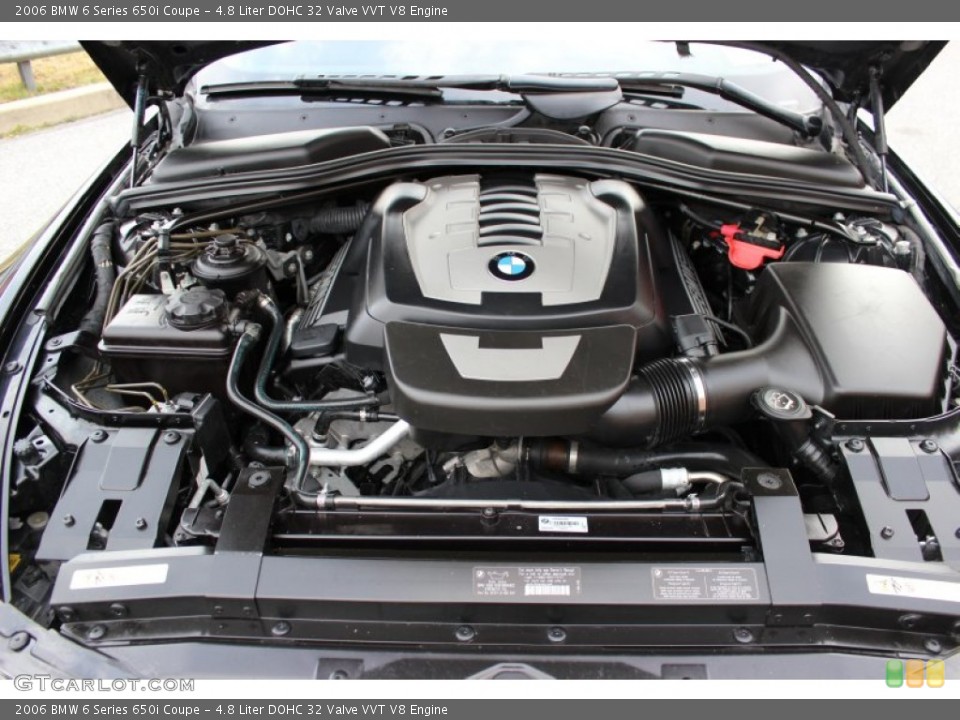 4.8 Liter DOHC 32 Valve VVT V8 Engine for the 2006 BMW 6 Series #78730999