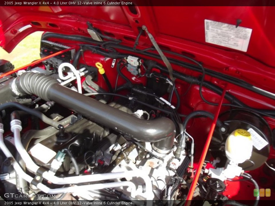 4.0 Liter OHV 12-Valve Inline 6 Cylinder Engine for the 2005 Jeep Wrangler #78736775