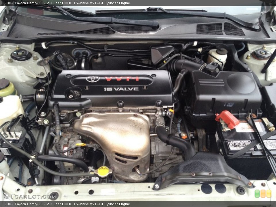 2.4 Liter DOHC 16-Valve VVT-i 4 Cylinder Engine for the 2004 Toyota Camry #78740890