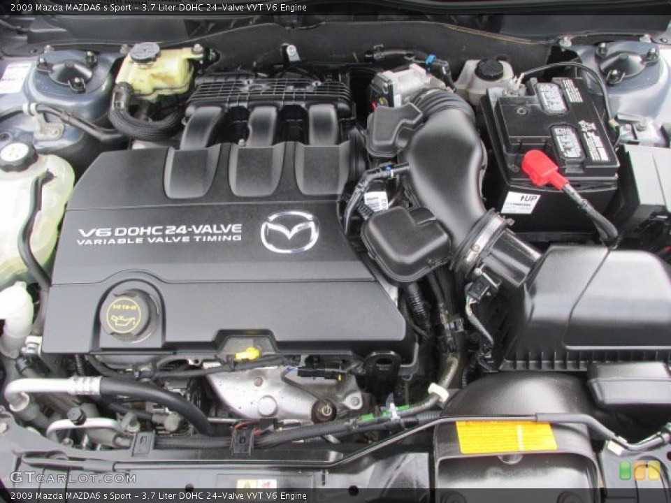 3.7 Liter DOHC 24-Valve VVT V6 Engine for the 2009 Mazda MAZDA6 #78741128
