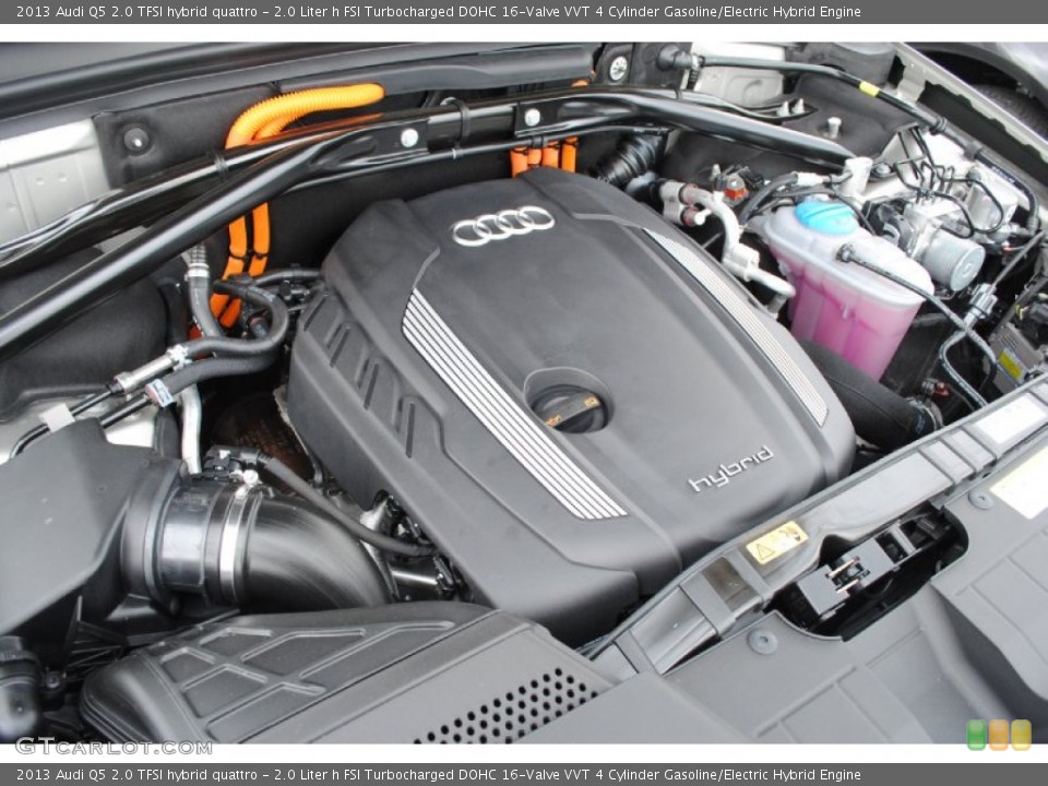 2.0 Liter h FSI Turbocharged DOHC 16-Valve VVT 4 Cylinder Gasoline/Electric Hybrid Engine for the 2013 Audi Q5 #78749948