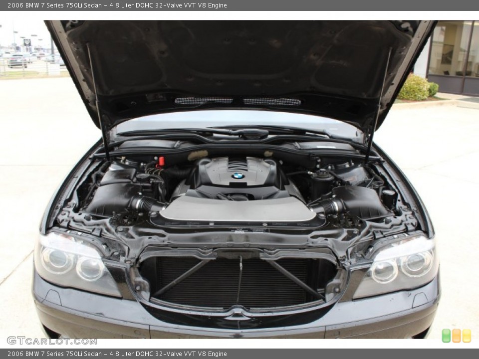4.8 Liter DOHC 32-Valve VVT V8 Engine for the 2006 BMW 7 Series #78761651