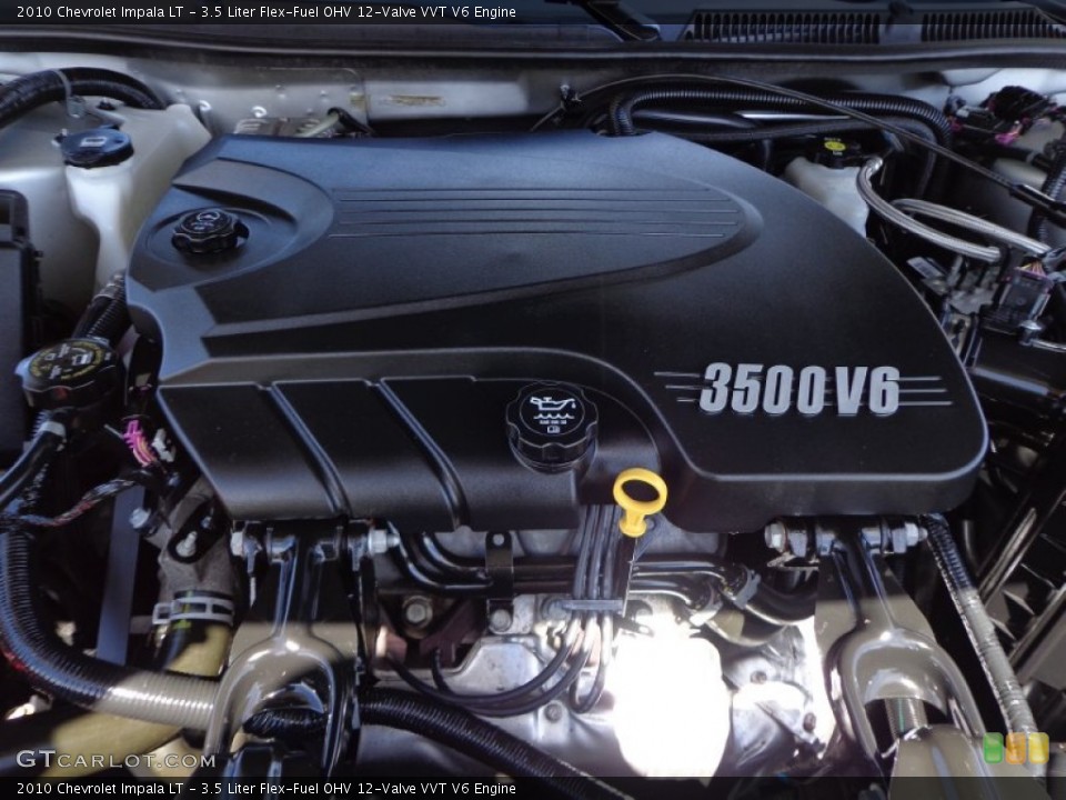 3.5 Liter Flex-Fuel OHV 12-Valve VVT V6 Engine for the 2010 Chevrolet Impala #78766026