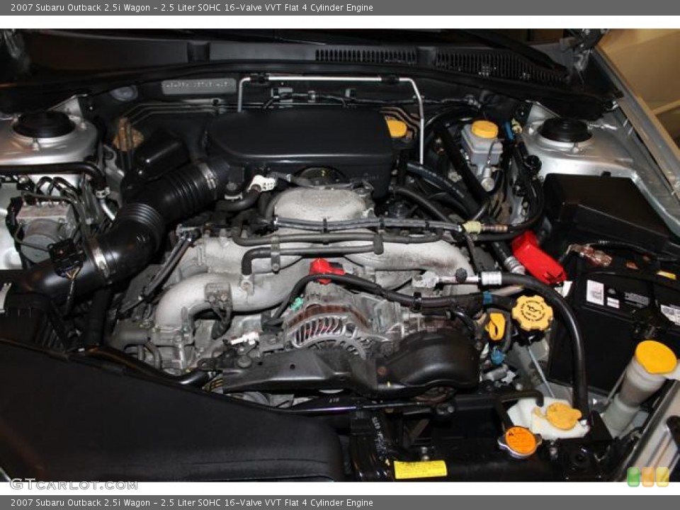 2.5 Liter SOHC 16-Valve VVT Flat 4 Cylinder Engine for the 2007 Subaru Outback #78767383
