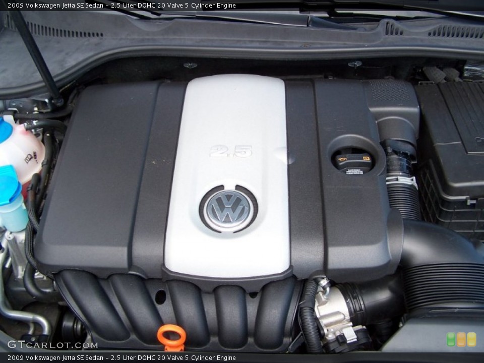 2.5 Liter DOHC 20 Valve 5 Cylinder Engine for the 2009 Volkswagen Jetta #78771466