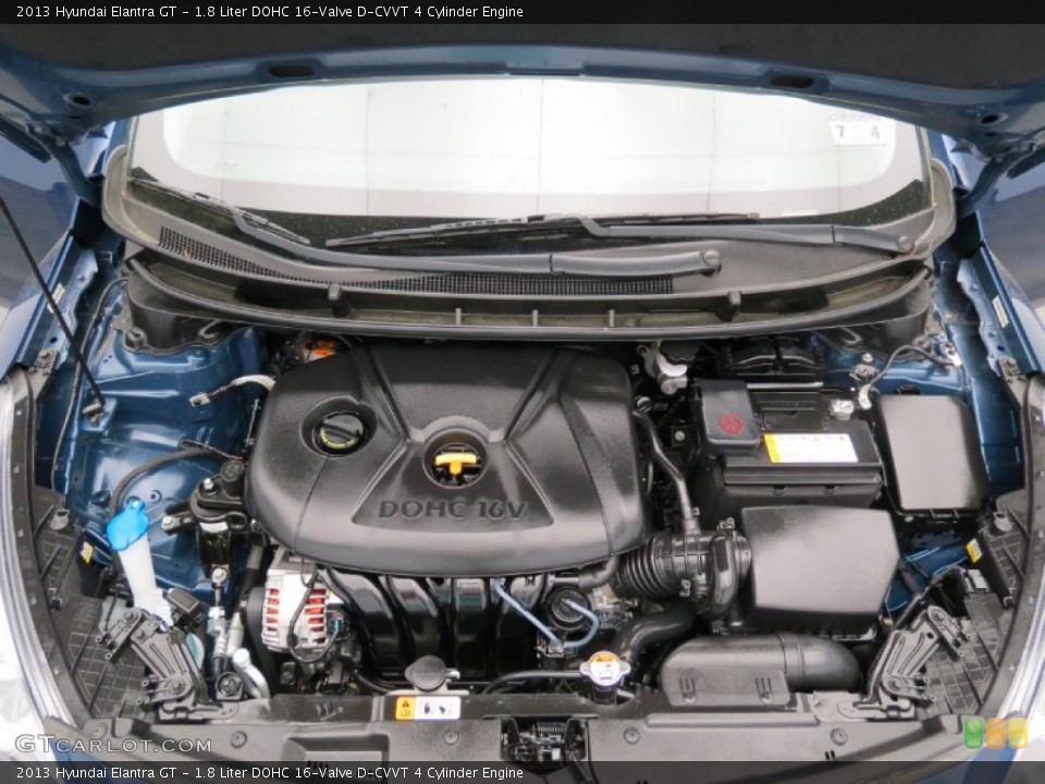 1.8 Liter DOHC 16-Valve D-CVVT 4 Cylinder Engine for the 2013 Hyundai Elantra #78772400