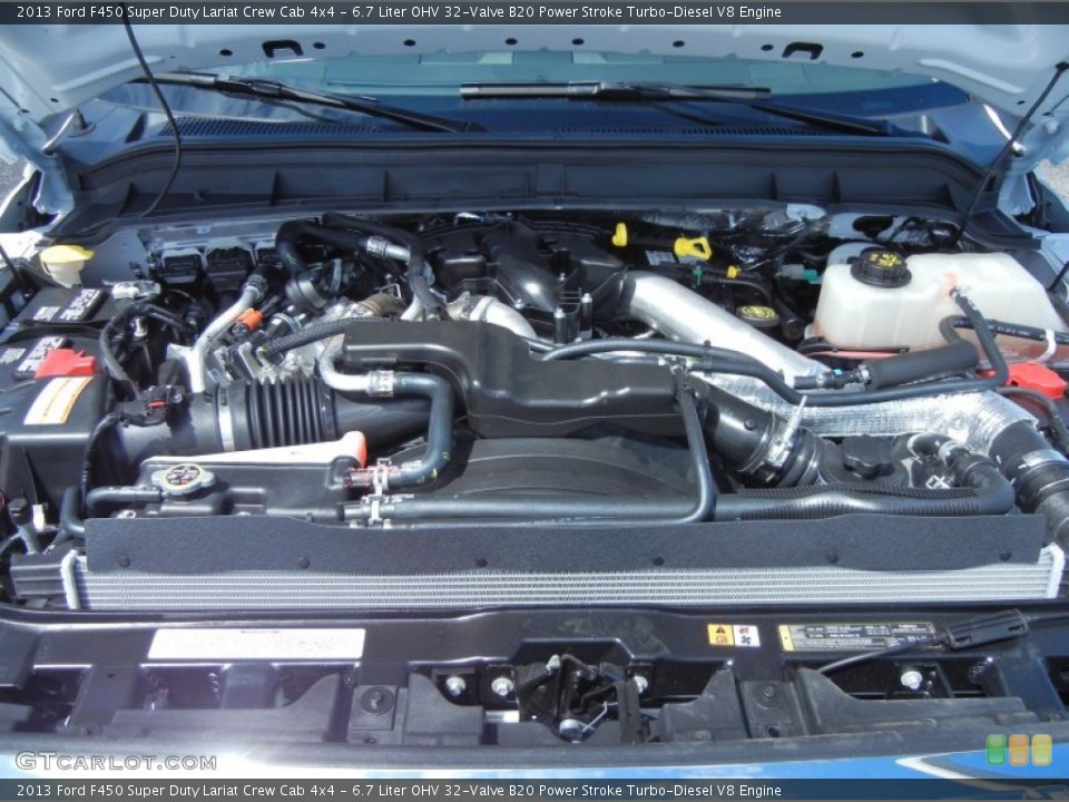 6.7 Liter OHV 32-Valve B20 Power Stroke Turbo-Diesel V8 Engine for the 2013 Ford F450 Super Duty #78772800