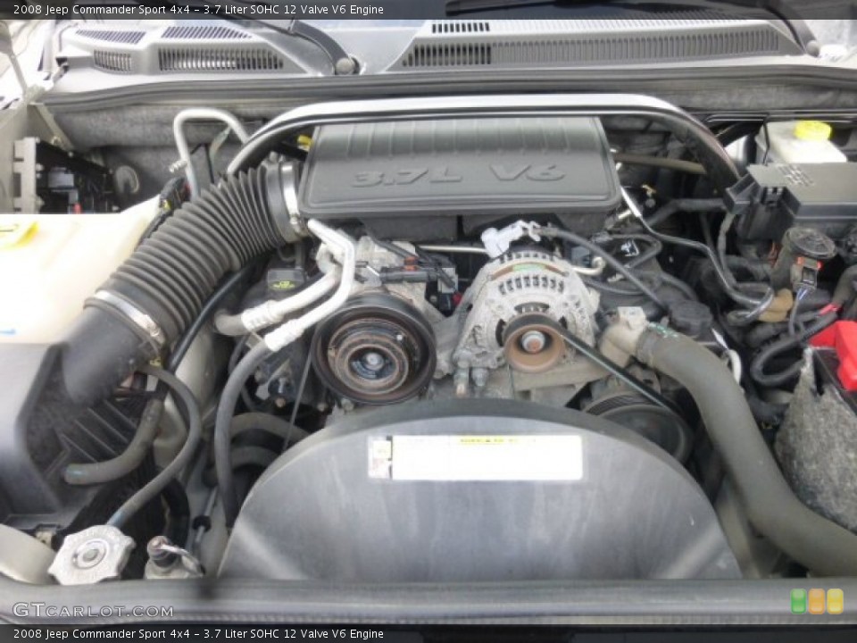 3.7 Liter SOHC 12 Valve V6 Engine for the 2008 Jeep Commander #78781210