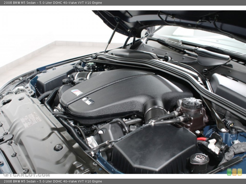 5.0 Liter DOHC 40-Valve VVT V10 Engine for the 2008 BMW M5 #78783365
