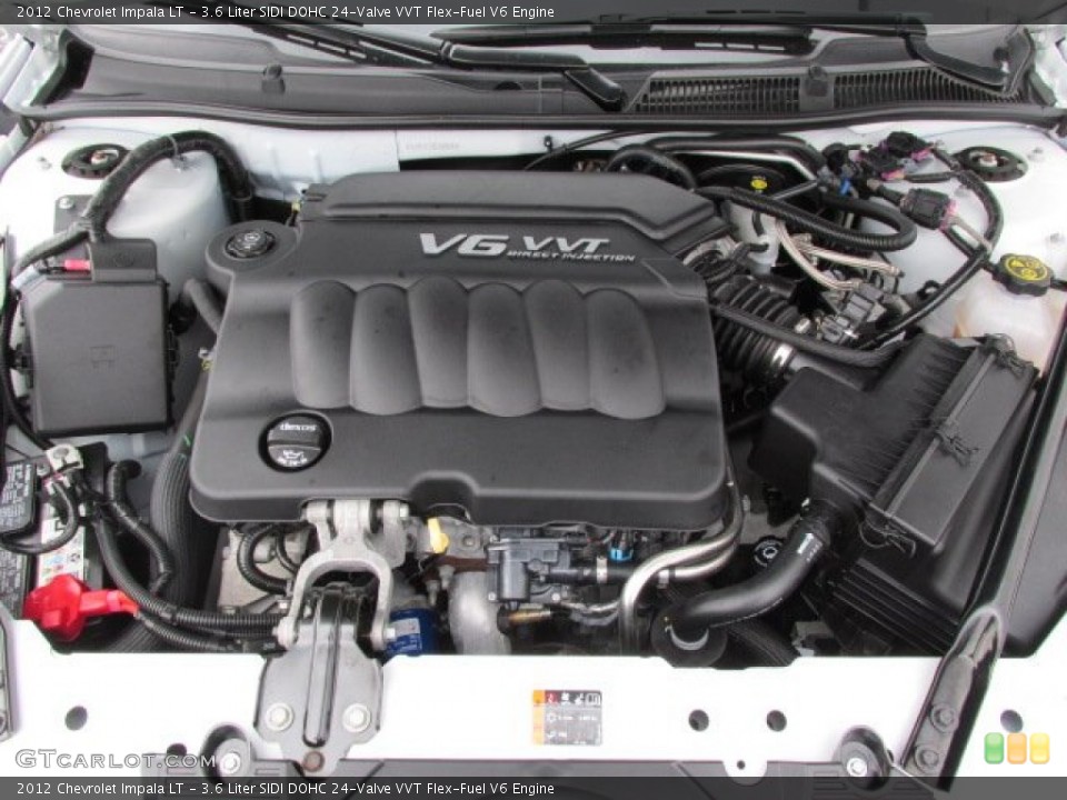 3.6 Liter SIDI DOHC 24-Valve VVT Flex-Fuel V6 Engine for the 2012 Chevrolet Impala #78796962