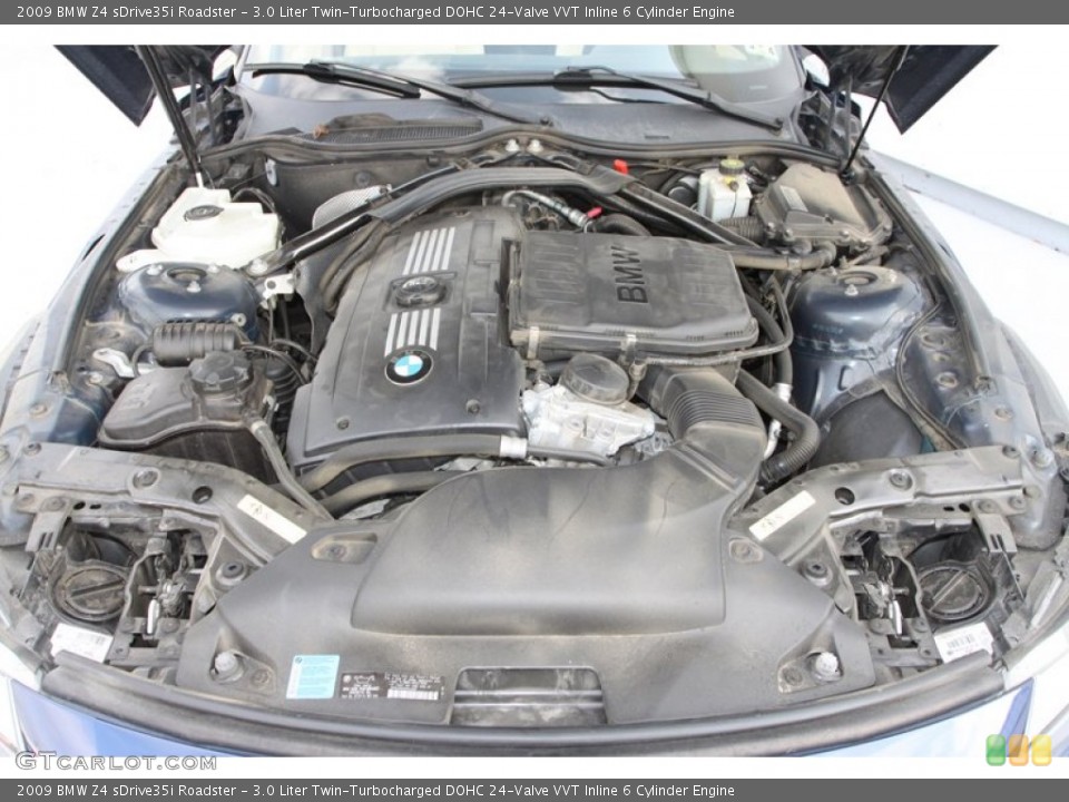 3.0 Liter Twin-Turbocharged DOHC 24-Valve VVT Inline 6 Cylinder Engine for the 2009 BMW Z4 #78798647