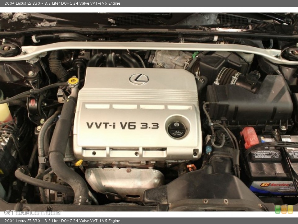 3.3 Liter DOHC 24 Valve VVT-i V6 Engine for the 2004 Lexus ES #78800651