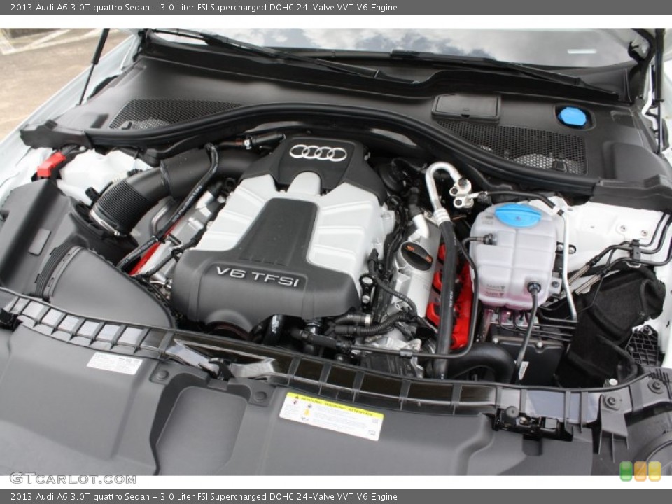 3.0 Liter FSI Supercharged DOHC 24-Valve VVT V6 Engine for the 2013 Audi A6 #78802307