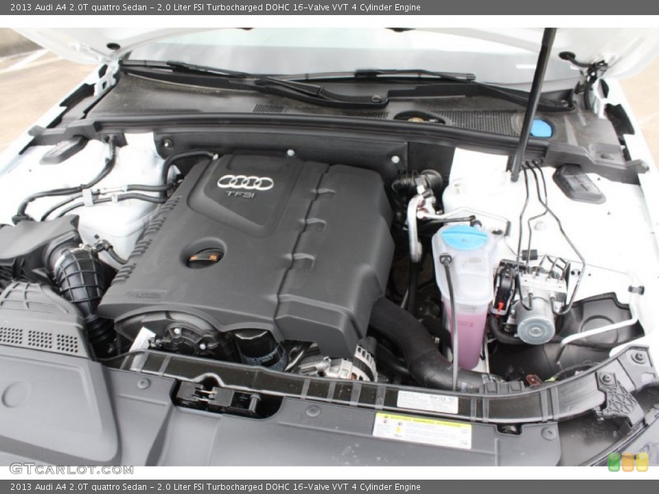 2.0 Liter FSI Turbocharged DOHC 16-Valve VVT 4 Cylinder Engine for the 2013 Audi A4 #78805091